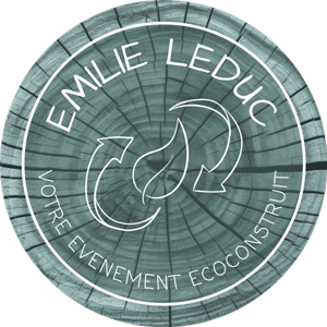 Logo Emilie Leduc fond bois