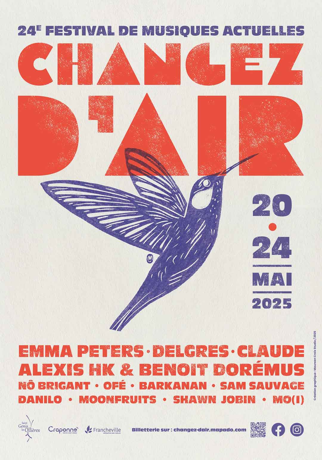Affiche festival Changez d'air 2025